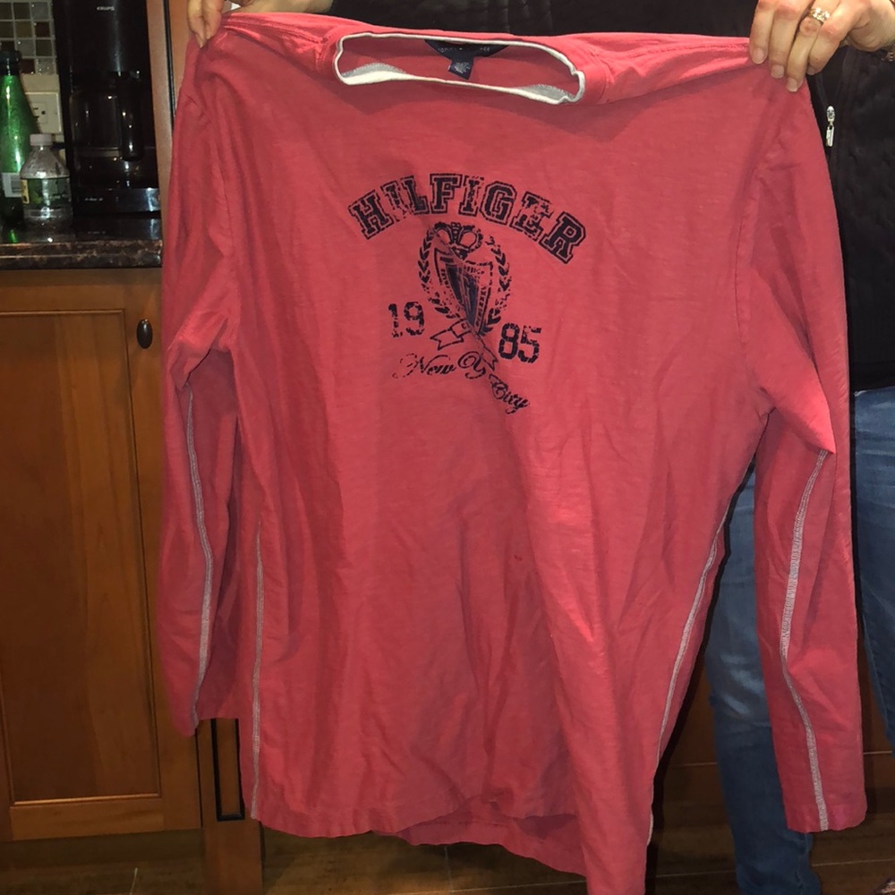 Tommy holdover long sleeve shirt